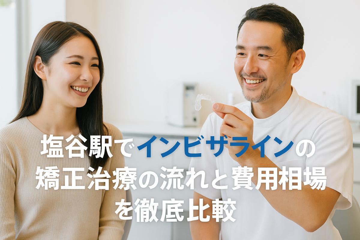 塩谷駅でインビザラインの矯正治療の流れと費用相場を徹底比較
