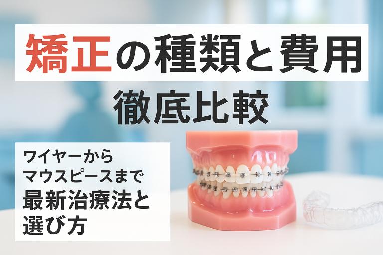 矯正の種類と特徴や費用を徹底比較｜ワイヤーからマウスピースまで最新治療法と選び方ガイド