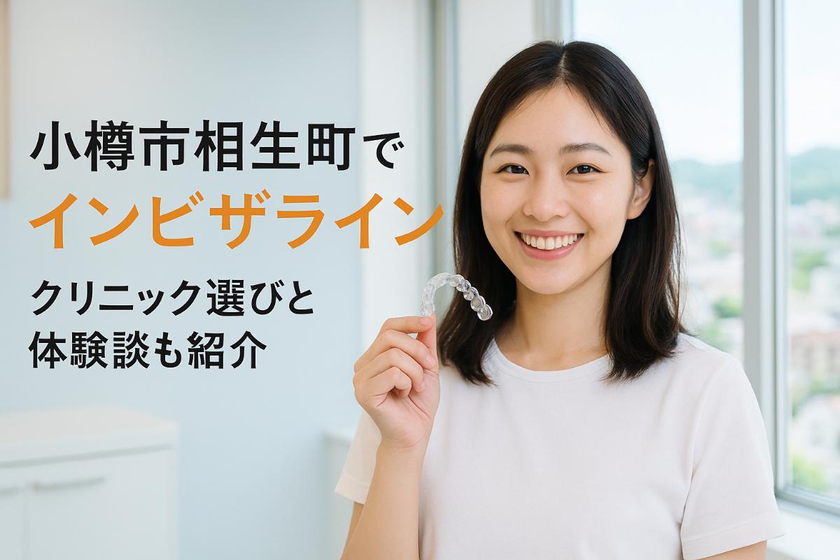 小樽市相生町でインビザラインの矯正費用や治療の流れ徹底解説｜クリニック選びと体験談も紹介