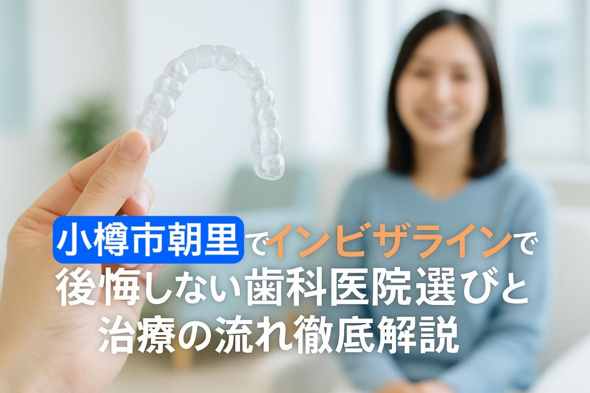小樽市朝里でインビザラインで後悔しない歯科医院選びと治療の流れ徹底解説